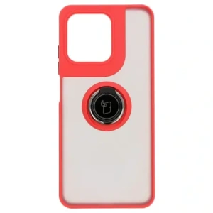 Hurtownia GSM - Bizon Case Hybrid Ring Motorola Moto G15 / G15 Power füstös piros kerettel - BIZ8355 - {ean13} - Hurt