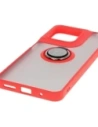 Hurtownia GSM - Caz hibrid Bizon Ring Motorola Moto G15 / G15 Power fumuriu cu un cadru roșu - BIZ8355 - {ean13} - Hurt