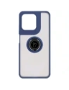 Wholesale Bizon Case Hybrid Ring Motorola Moto G15 / G15 Power smoky with a dark blue frame - BIZ8356 - {ean13} - Hurt