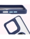 Wholesale Bizon Case Hybrid Ring Motorola Moto G15 / G15 Power smoky with a dark blue frame - BIZ8356 - {ean13} - Hurt