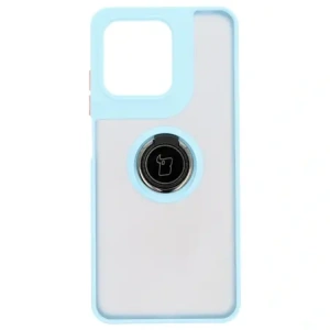 Hurtownia GSM - Etui z uchwytem na palec Bizon Case Hybrid Ring do Motorola Moto G15 / G15 Power kouřové s jasně modrým rámem - BIZ8357 - {ean13} - Hurt