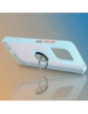 Wholesale Bizon Case Hybrid Ring Motorola Moto G15 / G15 Power smoky with a light blue frame - BIZ8357 - {ean13} - Hurt