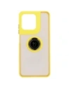 Wholesale Bizon Case Hybrid Ring Motorola Moto G15 / G15 Power smoky with a yellow frame - BIZ8358 - {ean13} - Hurt
