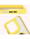 Wholesale Bizon Case Hybrid Ring Motorola Moto G15 / G15 Power smoky with a yellow frame - BIZ8358 - {ean13} - Hurt
