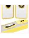Hurtownia GSM - Bizon Case Hybrid Ring Motorola Moto G15 / G15 Power fumuriu cu un cadru galben - BIZ8358 - {ean13} - Hurt