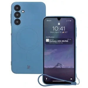 Hurtownia GSM - Bizon Case Silikon Magnetic Sq Samsung Galaxy A16 4G / 5G navy blau - BIZ8363 - {ean13} - Hurt