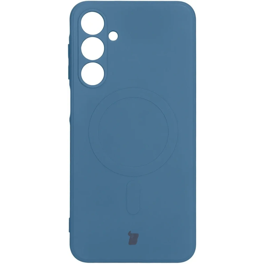 Hurtownia GSM - Bizon Case Silicone Magnetic Sq Samsung Galaxy A16 4G / 5G albastru marin - BIZ8363 - {ean13} - Hurt