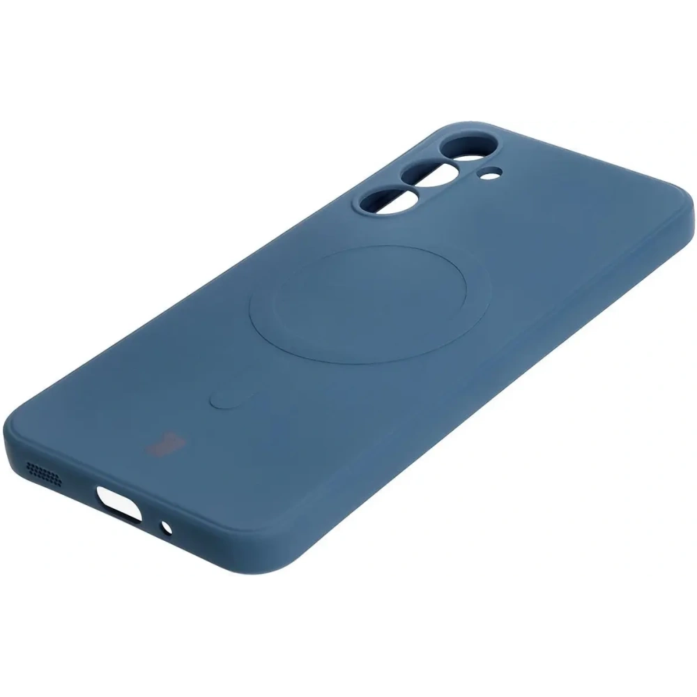 Hurtownia GSM - Silikonové pouzdro s magnetickým kroužkem Bizon Case Silicone Magnetic Sq pro Samsung Galaxy A16 4G / 5G tmavě modré - BIZ8363 - {ean13} - Hurt