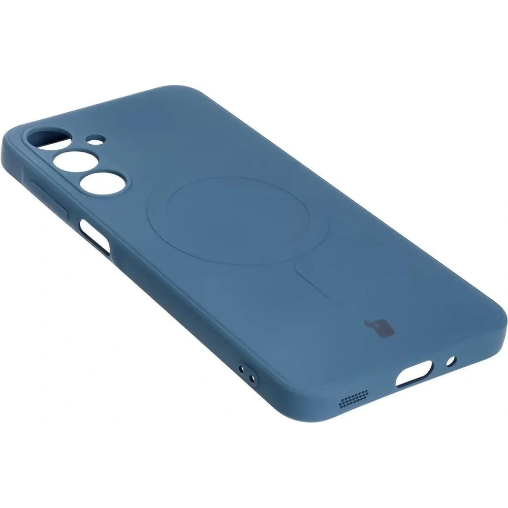 Hurtownia GSM - Bizon Case Silicone Magnetic Sq Samsung Galaxy A16 4G / 5G albastru marin - BIZ8363 - {ean13} - Hurt
