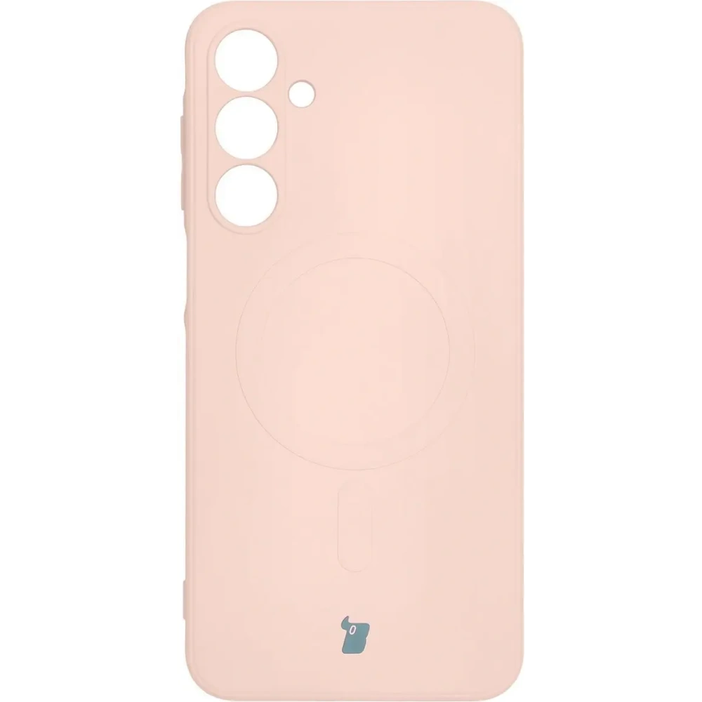 Hurtownia GSM - Caz Silicone Bizon Magnetic Sq Samsung Galaxy A16 4G / 5G roz deschis - BIZ8365 - {ean13} - Hurt