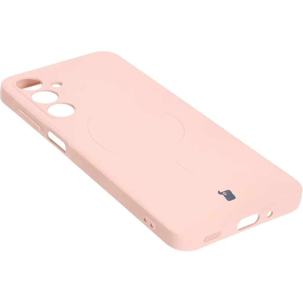 Hurtownia GSM - Caz Silicone Bizon Magnetic Sq Samsung Galaxy A16 4G / 5G roz deschis - BIZ8365 - {ean13} - Hurt