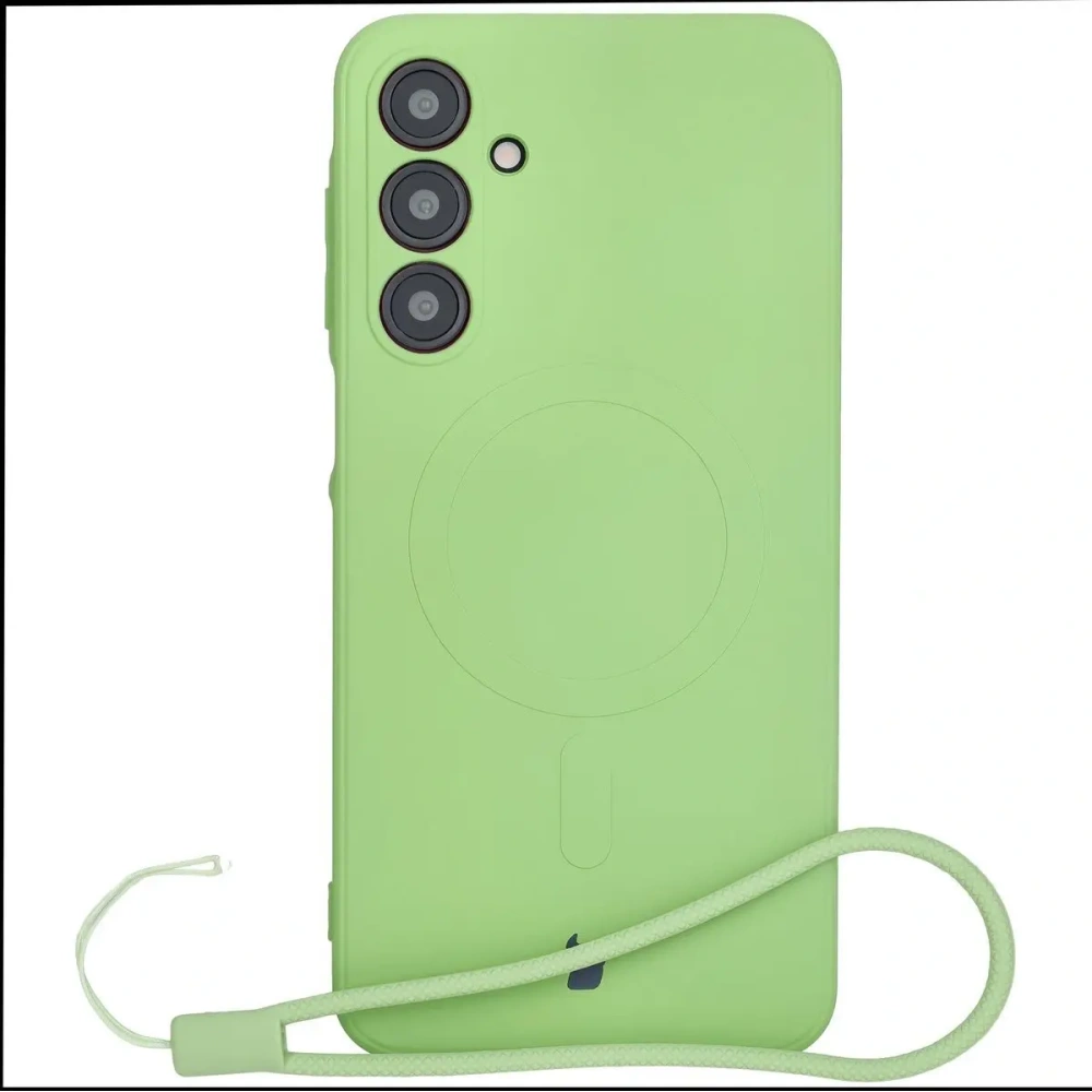 Hurtownia GSM - Bizon Case Silicone Magnetic Sq Samsung Galaxy A16 4G / 5G verde deschis - BIZ8366 - {ean13} - Hurt