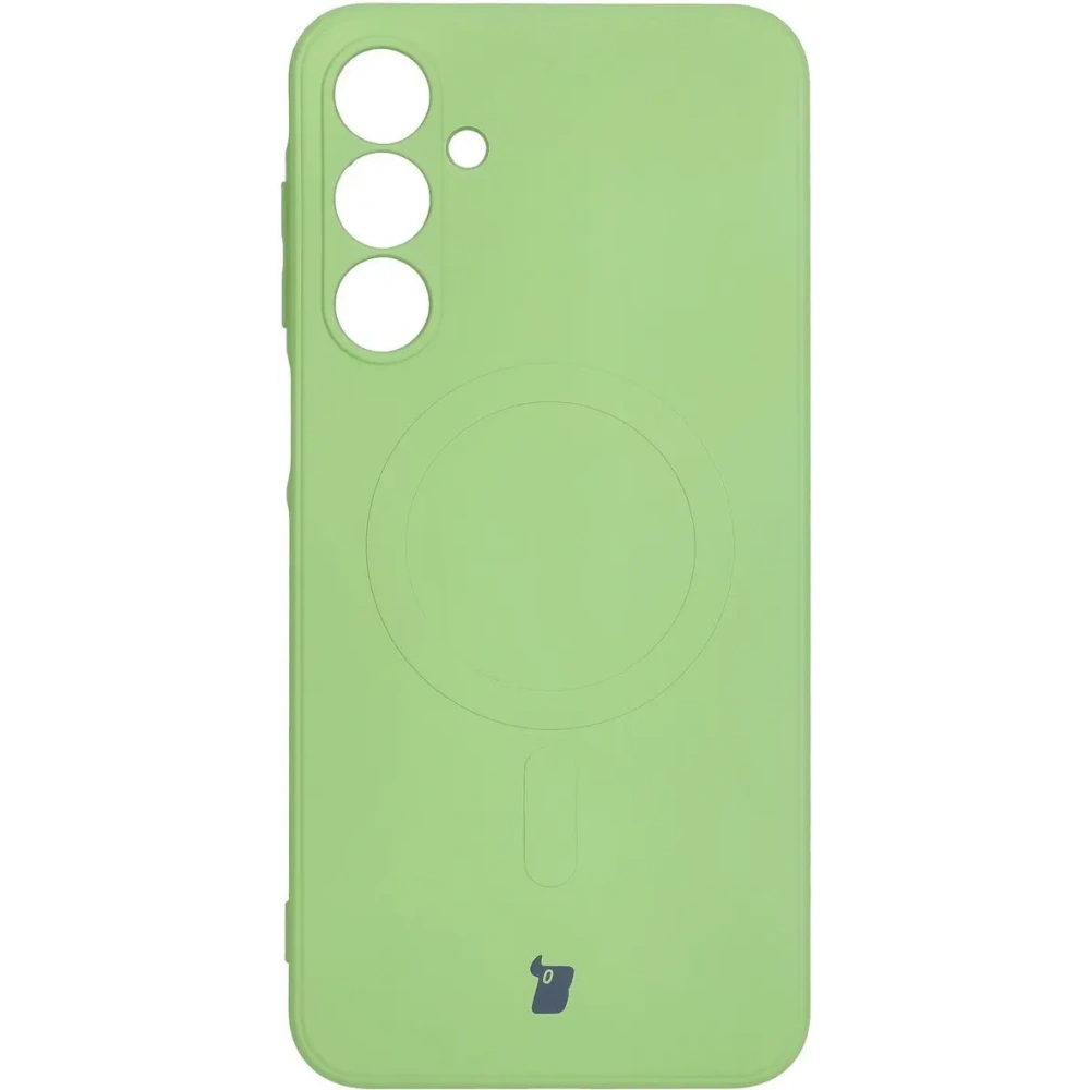 Hurtownia GSM - Bizon Case Silicone Magnetic Sq Samsung Galaxy A16 4G / 5G verde deschis - BIZ8366 - {ean13} - Hurt