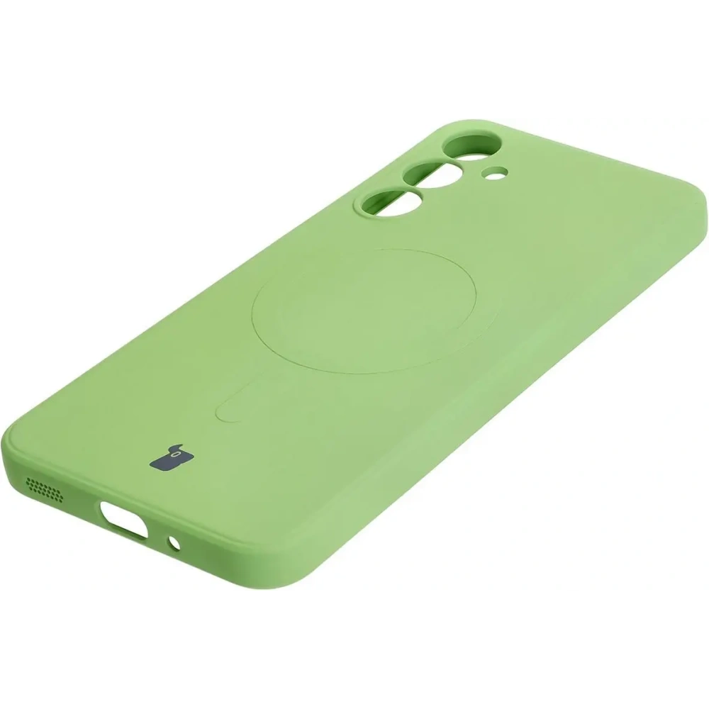 Hurtownia GSM - Bizon Case Silicone Magnetic Sq Samsung Galaxy A16 4G / 5G verde deschis - BIZ8366 - {ean13} - Hurt