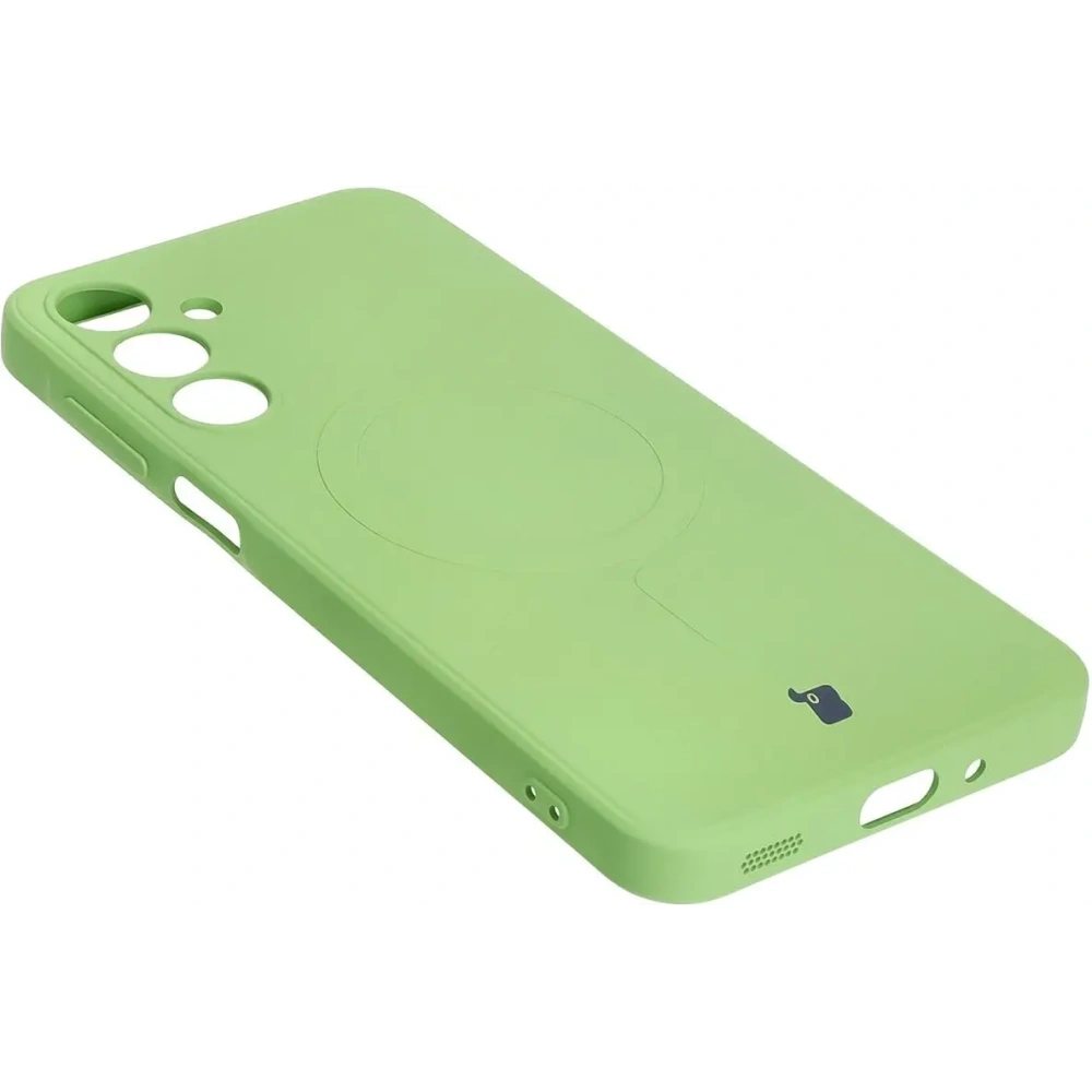 Hurtownia GSM - Bizon Case Silicone Magnetic Sq Samsung Galaxy A16 4G / 5G verde deschis - BIZ8366 - {ean13} - Hurt