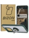 Bizon Case Hybrid Ring Xiaomi Redmi Note 14 5G füstös sötétzöld kerettel
