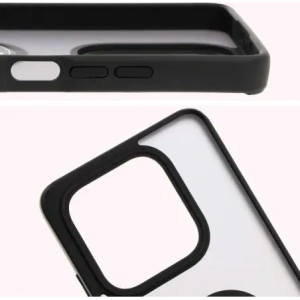Wholesale Bizon Case Hybrid Ring Xiaomi Redmi Note 14 5G smoky with a black frame - BIZ8370 - {ean13} - Hurt