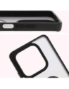 Hurtownia GSM - Bizon Case Hybrid Ring Xiaomi Redmi Note 14 5G füstös fekete kerettel - BIZ8370 - {ean13} - Hurt