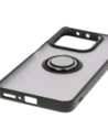 Hurtownia GSM - Bizon Case Hybrid Ring Xiaomi Redmi Note 14 5G füstös fekete kerettel - BIZ8370 - {ean13} - Hurt