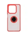 Hurtownia GSM - Bizon Case Hybrid Gyűrű Xiaomi Redmi Note 14 5G füstös vörös kerettel - BIZ8371 - {ean13} - Hurt