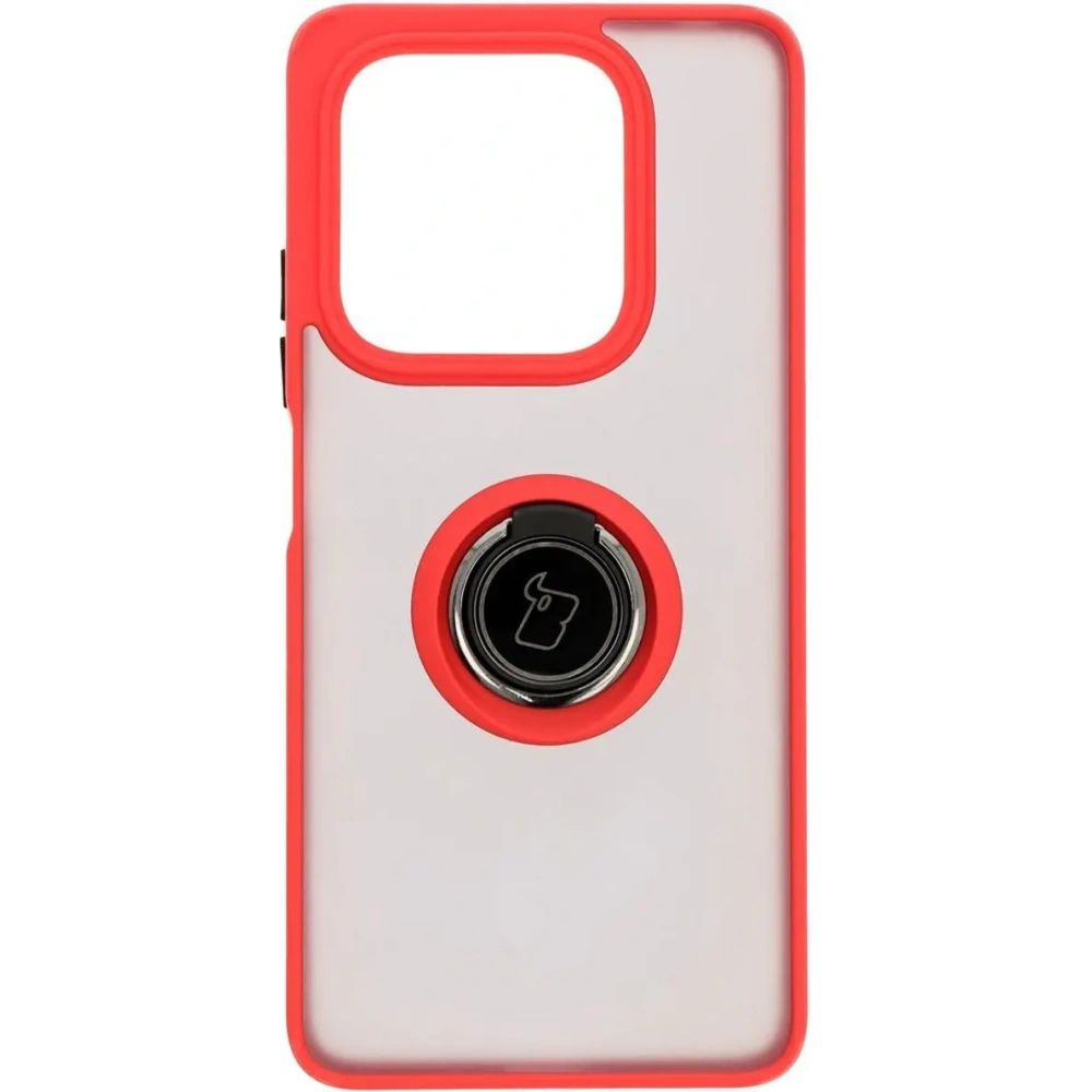 Hurtownia GSM - Bizon Case Hybrid Gyűrű Xiaomi Redmi Note 14 5G füstös vörös kerettel - BIZ8371 - {ean13} - Hurt