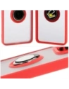 Hurtownia GSM - Bizon Case Hybrid Gyűrű Xiaomi Redmi Note 14 5G füstös vörös kerettel - BIZ8371 - {ean13} - Hurt