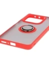 Hurtownia GSM - Bizon Case Hybrid Gyűrű Xiaomi Redmi Note 14 5G füstös vörös kerettel - BIZ8371 - {ean13} - Hurt