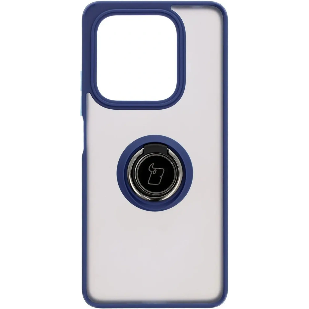 Hurtownia GSM - Bizon Case Hybrid Ring Xiaomi Redmi Note 14 5G füstös sötétkék kerettel - BIZ8372 - {ean13} - Hurt