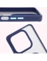 Hurtownia GSM - Bizon Case Hybrid Ring Xiaomi Redmi Note 14 5G füstös sötétkék kerettel - BIZ8372 - {ean13} - Hurt