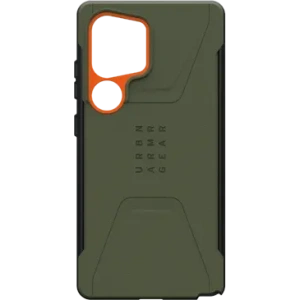 Hurtownia GSM - UAG Urban Armor Gear Civilian Pro Samsung Galaxy S25 Ultra 5G mit integriertem magnetischen Modul (oliv/orange) - UAG1486 - {ean13} - Hurt