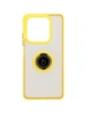 Hurtownia GSM - Bizon Case Hybrid Ring Xiaomi Redmi Note 14 5G füstös sárga kerettel - BIZ8374 - {ean13} - Hurt
