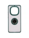 Wholesale Bizon Case Hybrid Ring Xiaomi Redmi Note 14 Pro Plus 5G smoky with a dark green frame - BIZ8375 - {ean13} - Hurt