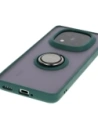 Wholesale Bizon Case Hybrid Ring Xiaomi Redmi Note 14 Pro Plus 5G smoky with a dark green frame - BIZ8375 - {ean13} - Hurt