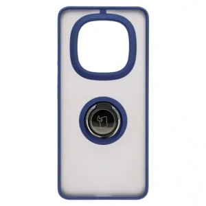 Hurtownia GSM - Bizon Case Hybrid Ring Xiaomi Redmi Note 14 Pro Plus 5G fumuriu cu un cadru albastru închis - BIZ8378 - {ean13} - Hurt