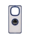 Hurtownia GSM - Bizon Case Hybrid Ring Xiaomi Redmi Note 14 Pro Plus 5G fumuriu cu un cadru albastru închis - BIZ8378 - {ean13} - Hurt