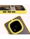 Hurtownia GSM - Etui z uchwytem na palec Bizon Case Hybrid Ring do Xiaomi Redmi Note 14 Pro Plus 5G przydymione z żółtą ramką - BIZ8380 - {ean13} - Hurt