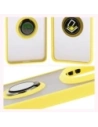 Wholesale Bizon Case Hybrid Ring Xiaomi Redmi Note 14 Pro Plus 5G smoky with a yellow frame - BIZ8380 - {ean13} - Hurt
