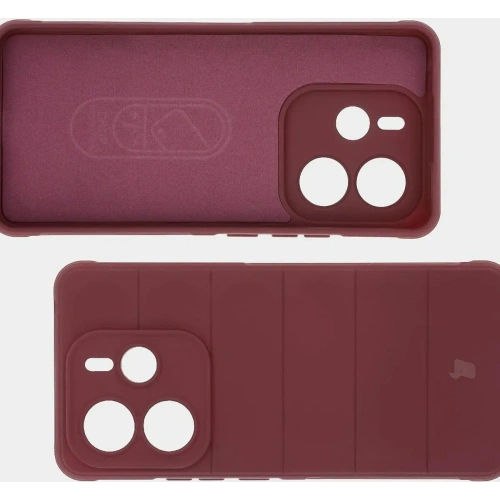 Pancerne etui Bizon Case Tur do Xiaomi Redmi Note 14 5G ciemnofioletowe