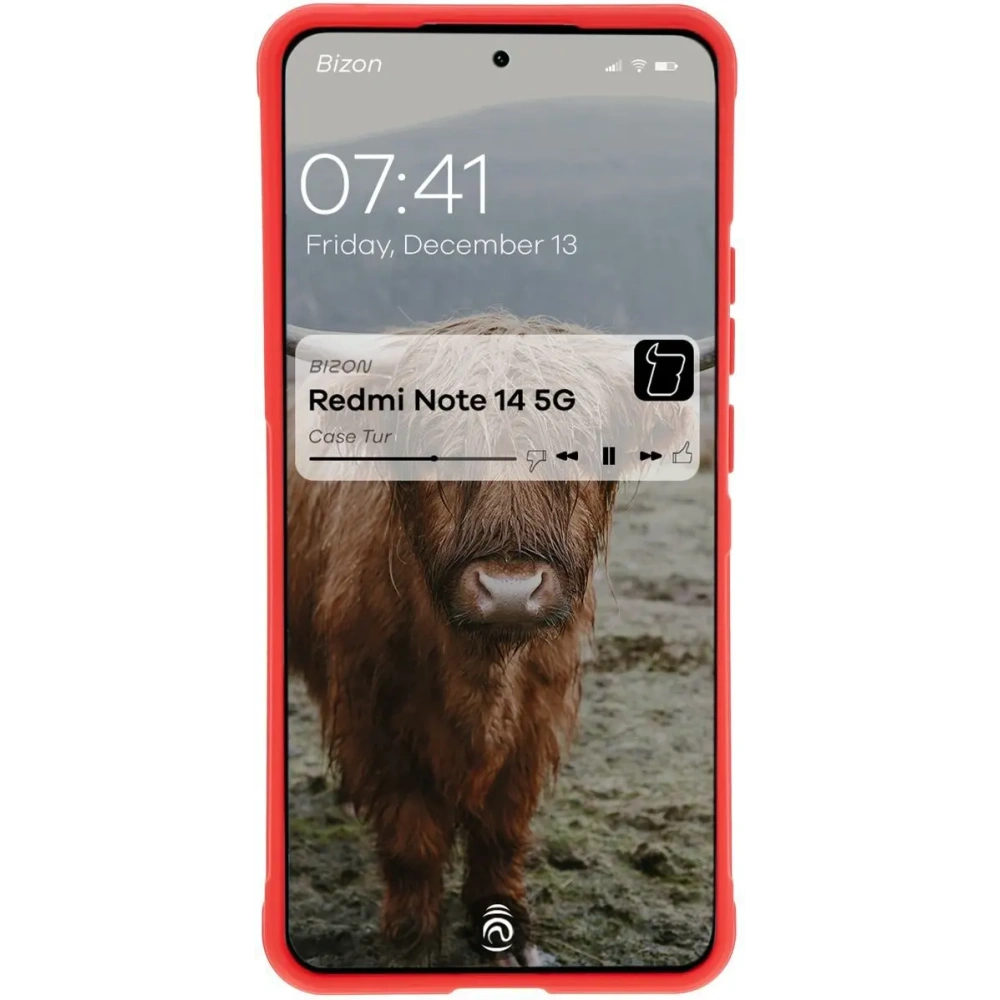 Hurtownia GSM - Bizon Case Tur Xiaomi Redmi Note 14 5G piros - BIZ8383 - {ean13} - Hurt