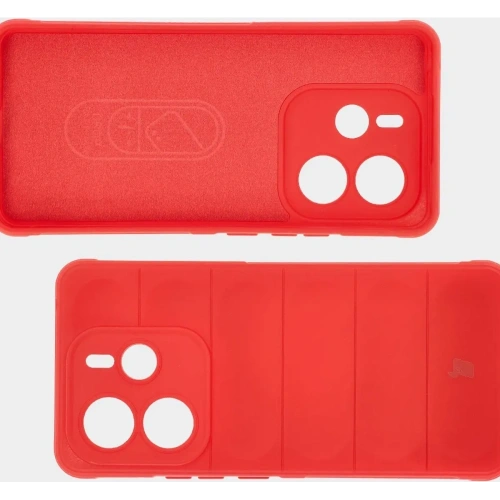Pancerne etui Bizon Case Tur do Xiaomi Redmi Note 14 5G czerwone