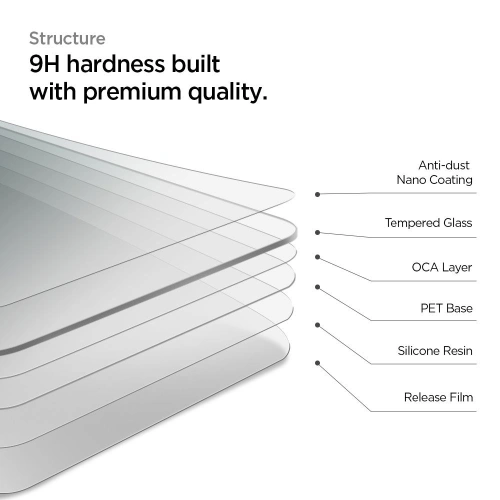 Szkło hartowane Spigen Glas.TR Apple MacBook Pro 16 2019-2020 Black