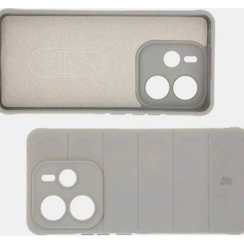 Pancerne etui Bizon Case Tur do Xiaomi Redmi Note 14 5G jasnoszare