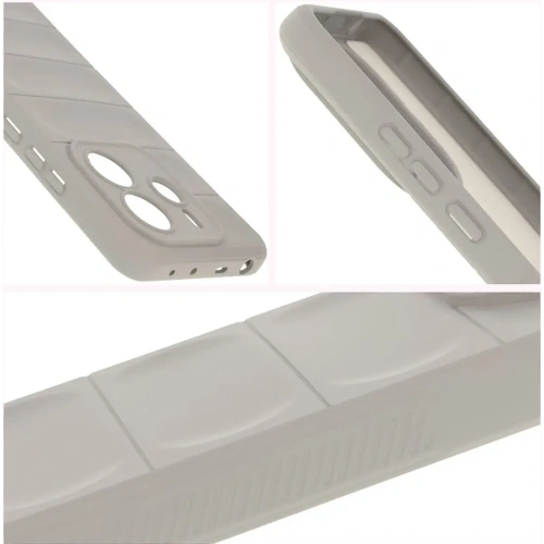 Pancerne etui Bizon Case Tur do Xiaomi Redmi Note 14 5G jasnoszare