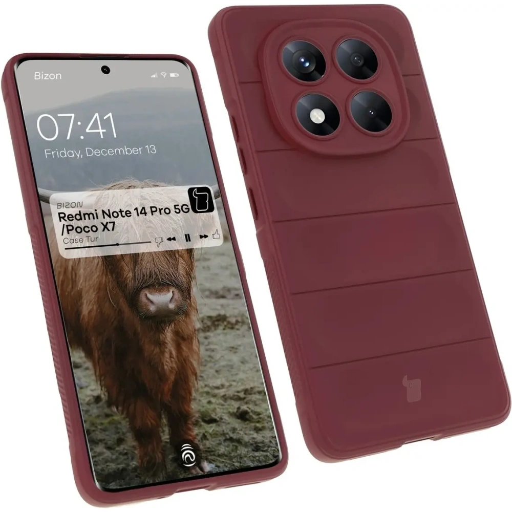 Wholesale Bizon Case Tur Xiaomi Redmi Note 14 Pro 5G / Poco X7 dark purple - BIZ8387 - {ean13} - Hurt