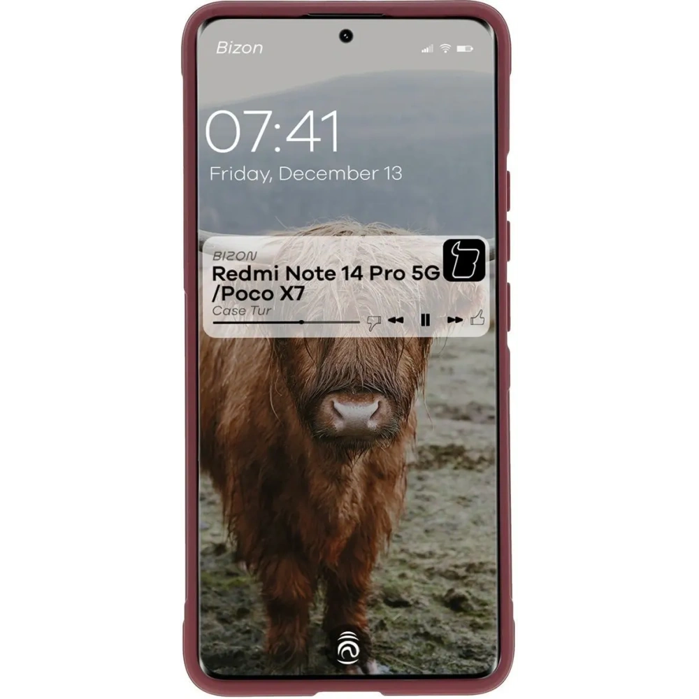 Hurtownia GSM - Pancerne etui Bizon Case Tur do Xiaomi Redmi Note 14 Pro 5G / Poco X7 tmavě fialové - BIZ8387 - {ean13} - Hurt