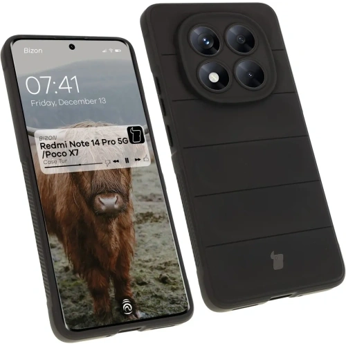 Pancerne etui Bizon Case Tur do Xiaomi Redmi Note 14 Pro 5G / Poco X7 czarne