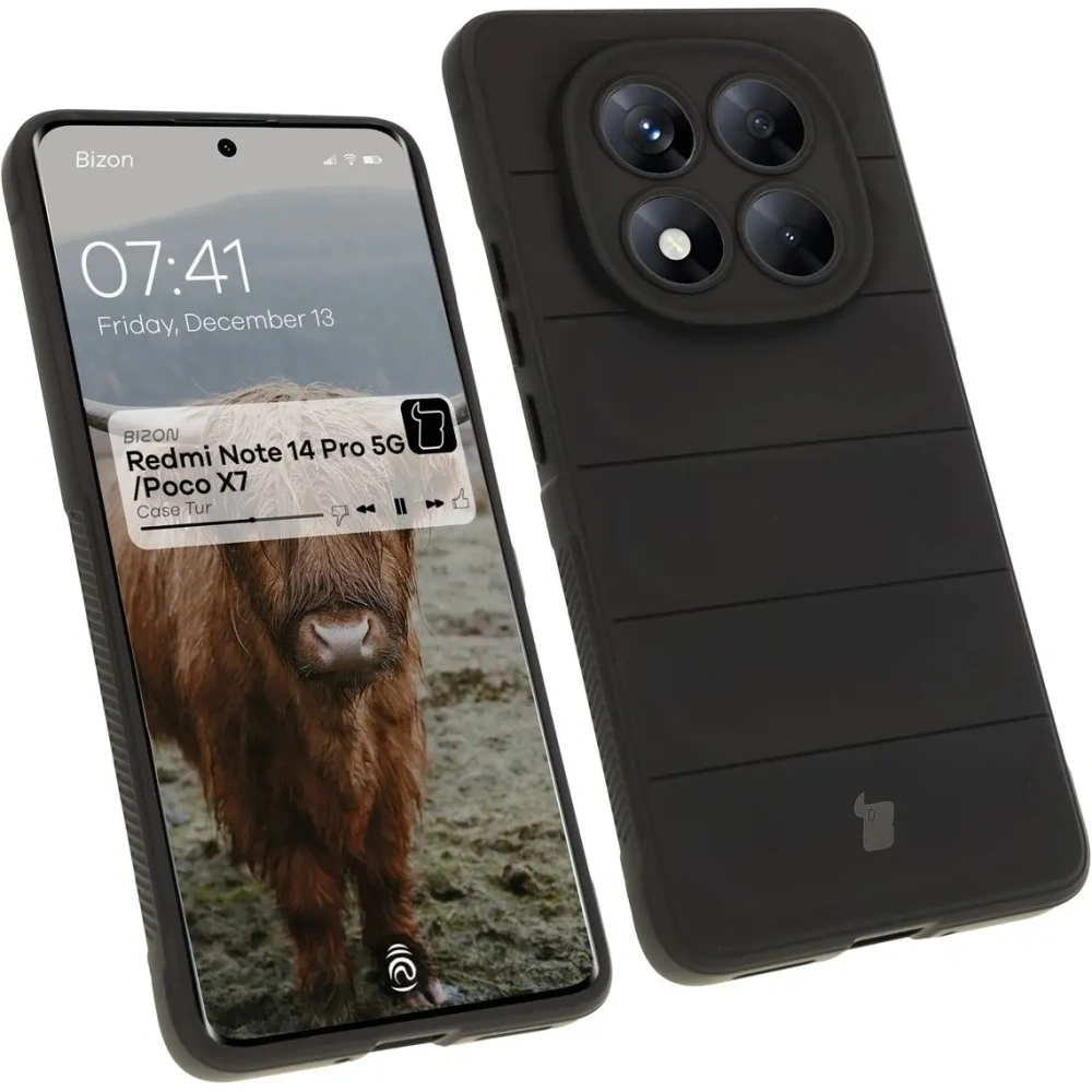 Wholesale Bizon Case Tur Xiaomi Redmi Note 14 Pro 5G / Poco X7 black - BIZ8388 - {ean13} - Hurt