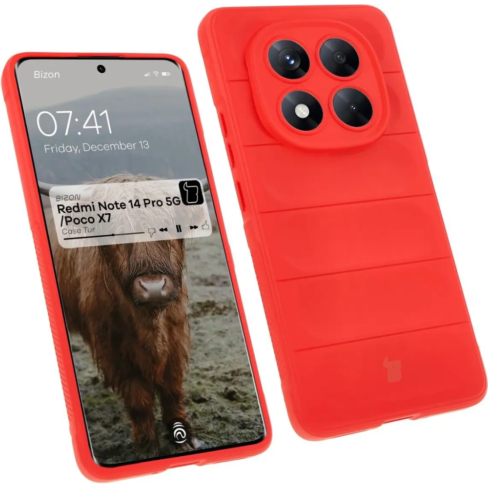 Wholesale Bizon Case Tur Xiaomi Redmi Note 14 Pro 5G / Poco X7 red - BIZ8389 - {ean13} - Hurt