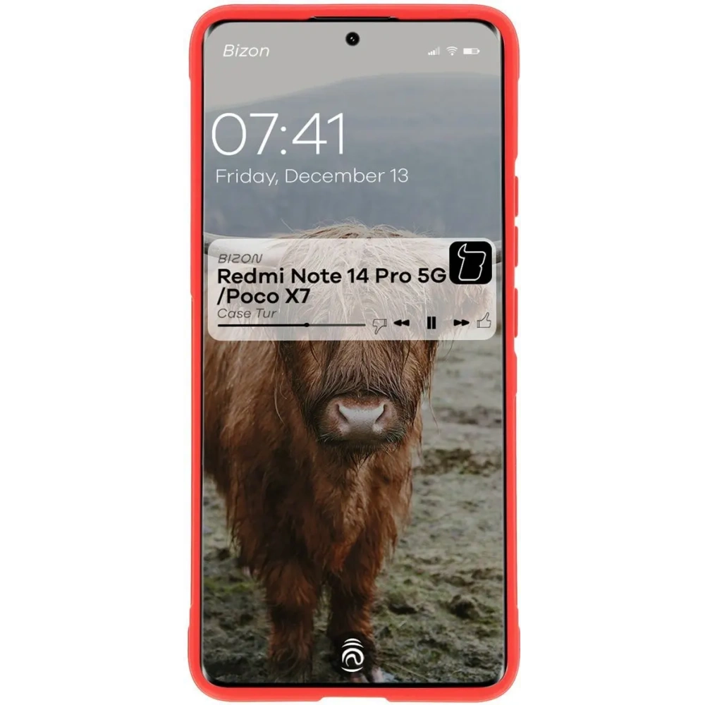 Wholesale Bizon Case Tur Xiaomi Redmi Note 14 Pro 5G / Poco X7 red - BIZ8389 - {ean13} - Hurt