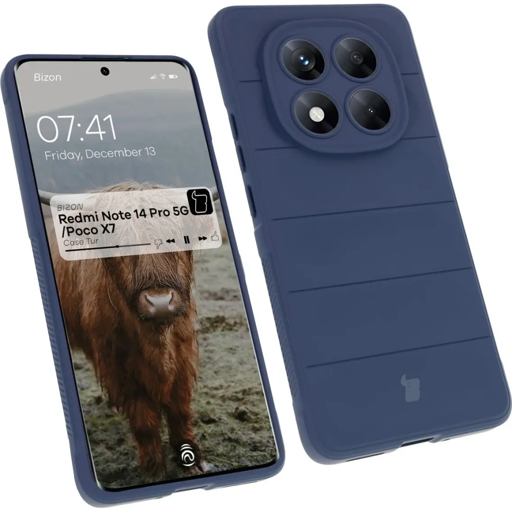 Hurtownia GSM - Bizon Case Tur Xiaomi Redmi Note 14 Pro 5G / Poco X7 albastru marin - BIZ8390 - {ean13} - Hurt
